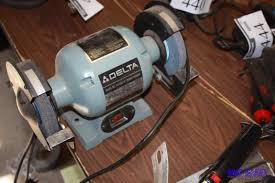 Delta Bench Grinder 6 Model No 23 680 Hp 1 4 Rpm 3500 Phase 1 120v 3 5a 60hz Lake Minnetonka Final Estate Sale K Bid