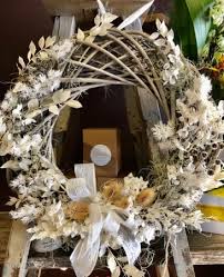 Birthday, love and romance, sympathy, get well, congratulations White Floral Christmas Wreaths Order Christmas Flowers