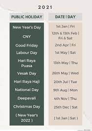 On this page you will find information about good friday 2021, 2022 and beyond. Singapore Public Holidays 2021 How To Maximise Your Als To Get 9 Long Weekends This Year