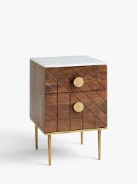 It's the ideal place to keep all those bedtime bits and pieces close to hand, whether it's the latest bestseller, your reading glasses, an alarm clock or a table lamp.and, of course, it provides a useful surface for that welcome glass of water or morning cuppa. Brown Bedside Cabinets Tables John Lewis Partners