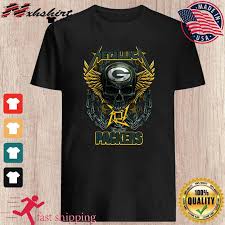 Skull Metallica Green Bay Packers T Shirt Hoodie Sweater Long Sleeve And Tank Top