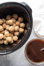 Not only are these bacon bourbon meatballs great as a game day or party appetizer, they you can also cook these ahead of time and then just reheat in a crockpot if you're using them as an appetizer! Slow Cooker Bourbon Meatballs The Blond Cook