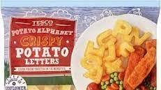 Ms hart bought the 500g bag of crispy potato letters from her local tesco in dunstable, bedfordshire. Petition Tesco Tesco To Restock Their Frozen Potato Alphabets Letters Pleasehelpruby Change Org