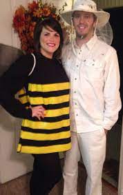 Bee And Beekeeper Costume Easy Diy Beekeeper Costume Bee Costume Diy Couples Costumes