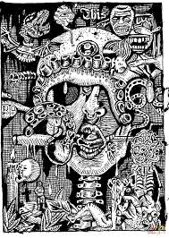 Desenho de Este é cartaz de terror para colorir | Desenhos para colorir e  imprimir gratis