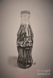 Learn how to draw a soda can. Coke Bottle Drawing By Lynne Pounder