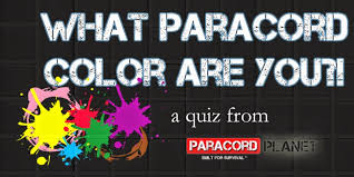 The Paracord Blog Quiz What Paracord Color Are You