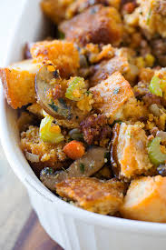 What a great idea — i think our grandkids would love having their own little stuffing muffin! Chorizo Cornbread Stuffing Table For Two By Julie Chiou