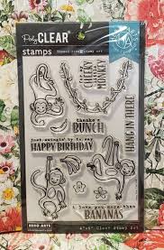 Hero Arts Thanks A Bunch Monkey Stamps Mercari In 2020 Hero Arts Cards Hero Arts Card Art