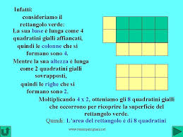 Problemi sull'area del rettangolo, con svolgimento in modo da esercitarsi e confrontarsi per poter trovare gli errori e correggerli. Larea Della Superficie Calcolare Larea Della Superficie Di