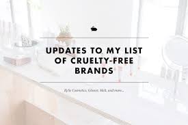 Many cosmetics companies have changed their formulas to eliminate the compounds from their. Updates To My List Of Cruelty Free Brands 3 Kylie Cosmetics Glossier Melt Cruelty Free Kitty