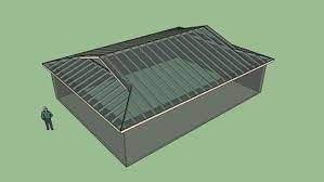 Some folks don't consider dutch gable roofs a gable roof at all because they're actually a hybrid of a gable and hip roof… 30 X 40 Dutch Gable Roof Created With The Medeek Truss Plugin Dutch Gable Dutch Gable Roof Dutch Gable Roof Dutch Gable Gable Roof