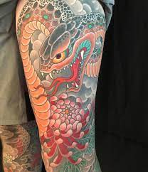 Japanese Tattoo קעקוע יפני Source Chrisgarver Ig Japanese Sleeve Tattoos Japanese Snake Tattoo Dragon Sleeve Tattoos