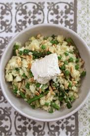 Carnaroli:18 minuti per il risotto, 16 minuti per il riso bollito. Risotto Cremoso Di Cavolfiore Con Piselli Asparagi E Ricotta Di Pecora Un Pinguino In Cucina