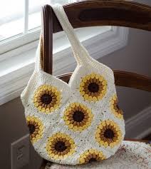 Watch he bangs sewing granny online on youporn.com. Sweet Summer Sunflower Bag Crochet 365 Knit Too