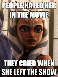 The Feels Star Wars Rebels Clone Wars Ahsoka Star Wars Humor