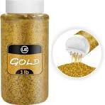 Gold Glitter Bulk, Fine Glitter for Crafts, Resin and Scrapbooking – 1  LB/16OZ Shaker Bottles Great for Tumblers and Crafts