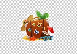 travel suitcase vacation icon png clipart beach cartoon computer wallpaper equipment island vector free png download travel suitcase vacation icon png