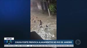RJ: chuva forte provoca diversos pontos de alagamentos na cidade