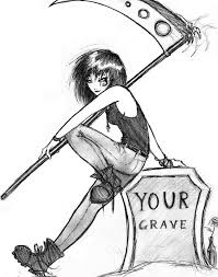 Grim Reaper Girl Female Grim Reaper Grim Reaper Art Death Reaper