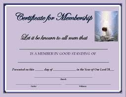 This template also shows the name of the new church and the target start date of the member in joining the group. New Member Certificate Template Certificate Templates Doctors Note Template Award Template
