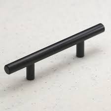 Installing black cabinets allows you to break from the comfort zone, creating a stronger look in a kitchen. Knurled Cabinet Handles 96mm In Matte Black