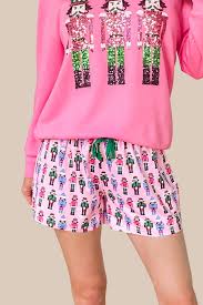Nutcracker Pink Pajama Shorts – Ivy & Olive Boutique