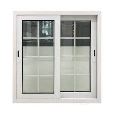 How to make cool designs in aluminum.: White Color Aluminum Frame Double Glass Window With Grill Design Window Grill Design Home Window Grill Design Aluminum Windows Design