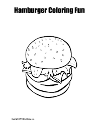 Download hamburger coloring page and use any clip art,coloring,png graphics in your website, document or presentation. Hamburger Coloring Page By Lesson Machine Teachers Pay Teachers
