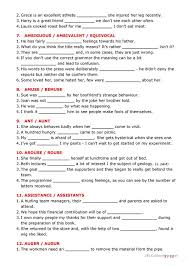 Tired of broken pencils, smudged eraser marks, and scribbles all over your word search puzzles? Confusing Words Part 9 English Esl Worksheets For Distance Learning And Physical Classrooms