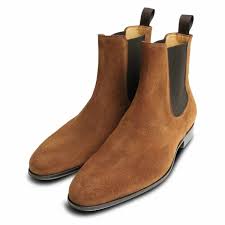Brown chelsea boots are naturally more relaxed in nature, as the colour works best with blue jeans or chinos in neutral tones. Tobacco Snuff Suede Mens Italian Chelsea Boots