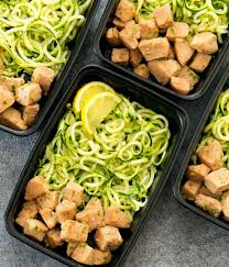 Once it is safe to open your instant pot, add microwaved frozen veggies and green onions. Lemon Garlic Chicken With Zucchini Noodles Meal Prep Kirbie S Cravings