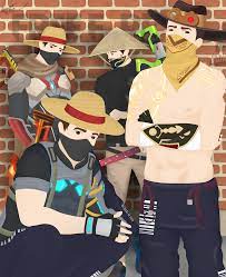 The Squad Freefire Em 2020 Arte Ilustracoes Free
