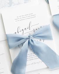 Romantic Calligraphy Ribbon Wedding Invitations Wedding Invitation Ribbon Shine Wedding Invitations Wedding Ribbon