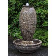 2 day free shipping on 1000s of products! Extra Tall Jar Garden Fountain Distressed Brown Scenario Home
