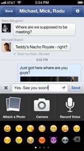 Facebook Updates Ios App With Voice Mail Video And More Facebook App Messages App