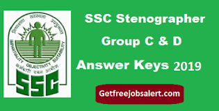 Ssc Steno Grade C D Answer Key 2019 Available Stenographer Grade C And D Exam Solution Key Stenographer Exam Answer Keys