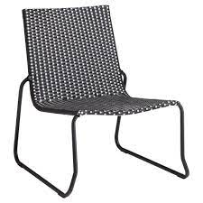 loungestoel met stoere zwarte vormgeving 65x70x75 cm lxbxh tuin tuinstoel loungestoel kwantumlente