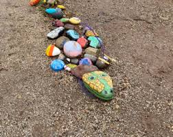 Rock Snake winds its way around lake and captivates community