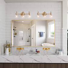 Maybe you would like to learn more about one of these? 22 X7 X9 Ksana Gold Bathroom Vanity Light Fixtures With Clear Glass Shade Lighting Ceiling Fans Tools Home Improvement Rayvoltbike Com
