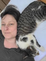 Updated Story: met up at this weekend's improv show with the girl who took  this little guy home from our improv show a few months ago when he was  found. She told