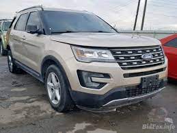 Used 2003 ford explorer limited edition with 4wd, payload package, keyless entry. Ford Explorer Xlt 2017 Gold 3 5l 6 Vin 1fm5k8d85hgd56991 Free Car History