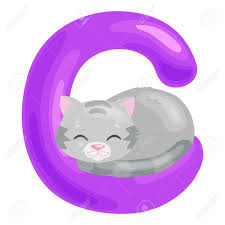 A great way to introduce letters, phonic sounds. Cat Animal And Letter For Kids Abc Education In Preschool Cute Royalty Free Cliparts Vectors And Stock Illustration Image 67674028