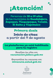 A partir de hoy accede a vacunacion.jalisco.gob.mx para que te asignen día, hora y lugar. Secretaria De Salud Jalisco Jalisco Tenemos Buenas Noticias En Este Momento Ya Se Encuentra Habilitada La Plataforma Vacunacion Jalisco Gob Mx Para Que Realices Tu Cita Y Acudas Por Tu Primera Dosis De Vacuna