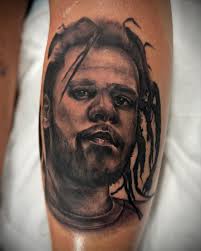 J.Cole portrait by @scott_hornery for @d.veeda