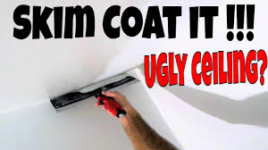 How To Skim Coat A Ceiling Skim Coating Over A Textured Ceiling Series Ceiling Texture Skim Coating Stippled Ceiling
