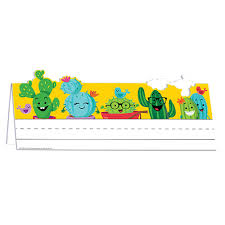A sharp bunch blank birthday chart. A Sharp Bunch Die Cut Tented Name Plates Eureka School