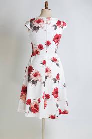 Floral Dress Summer Dress Made To Measure Dress Mid Length Etsy Mid Length Dresses Summer Dresses Mid Dresses