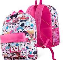 L.O.L Surprise! LOL Rucksack für Kinderzimmer, Mädchen Rucksack, Kinder  Tasche für Mädchen, gepolsterte Schultern Kleinkind Tasche mit  Reißverschluss, ...