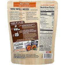 Amazon Com Campbell S Slow Cooker Sauces Beef Stew 12 Oz Pouch Pack Of 6 Grocery Gourmet Food